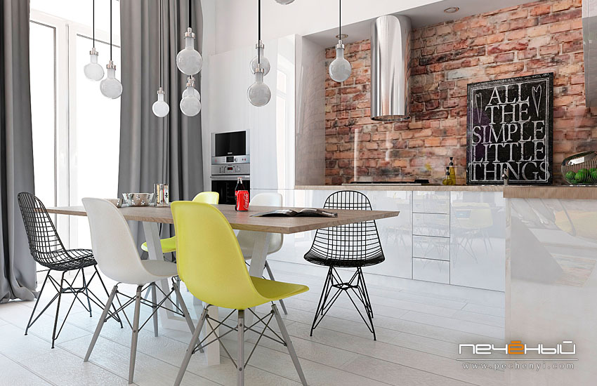 Дизайн кухни-гостиной в современном стиле: 12 проектов | SKDESIGN