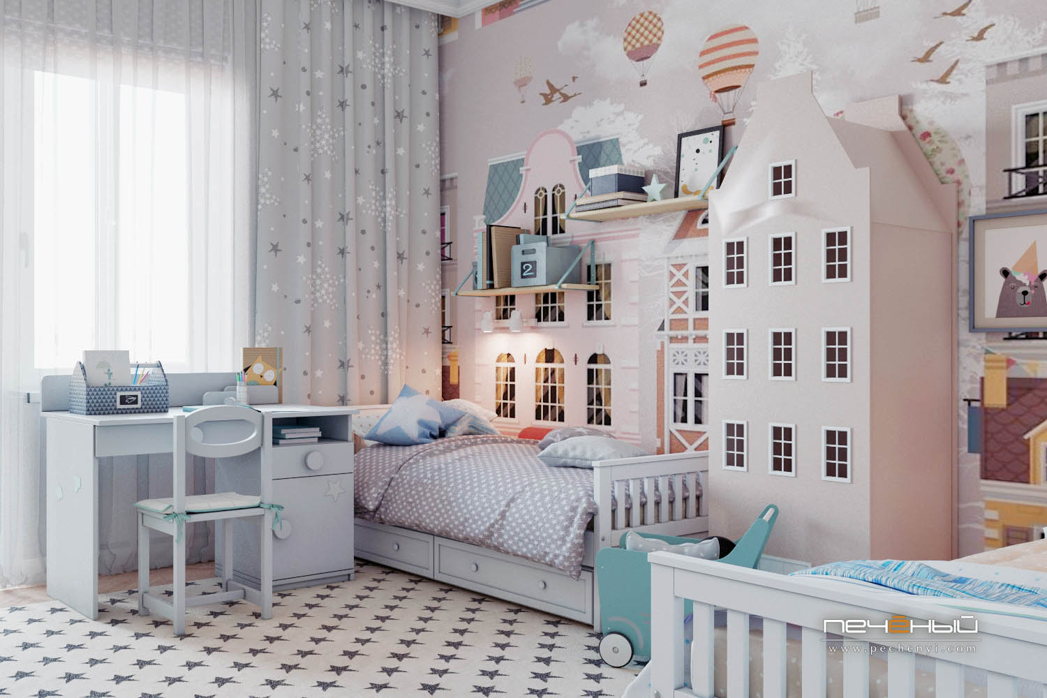 Красивый дизайн квартиры - Детская