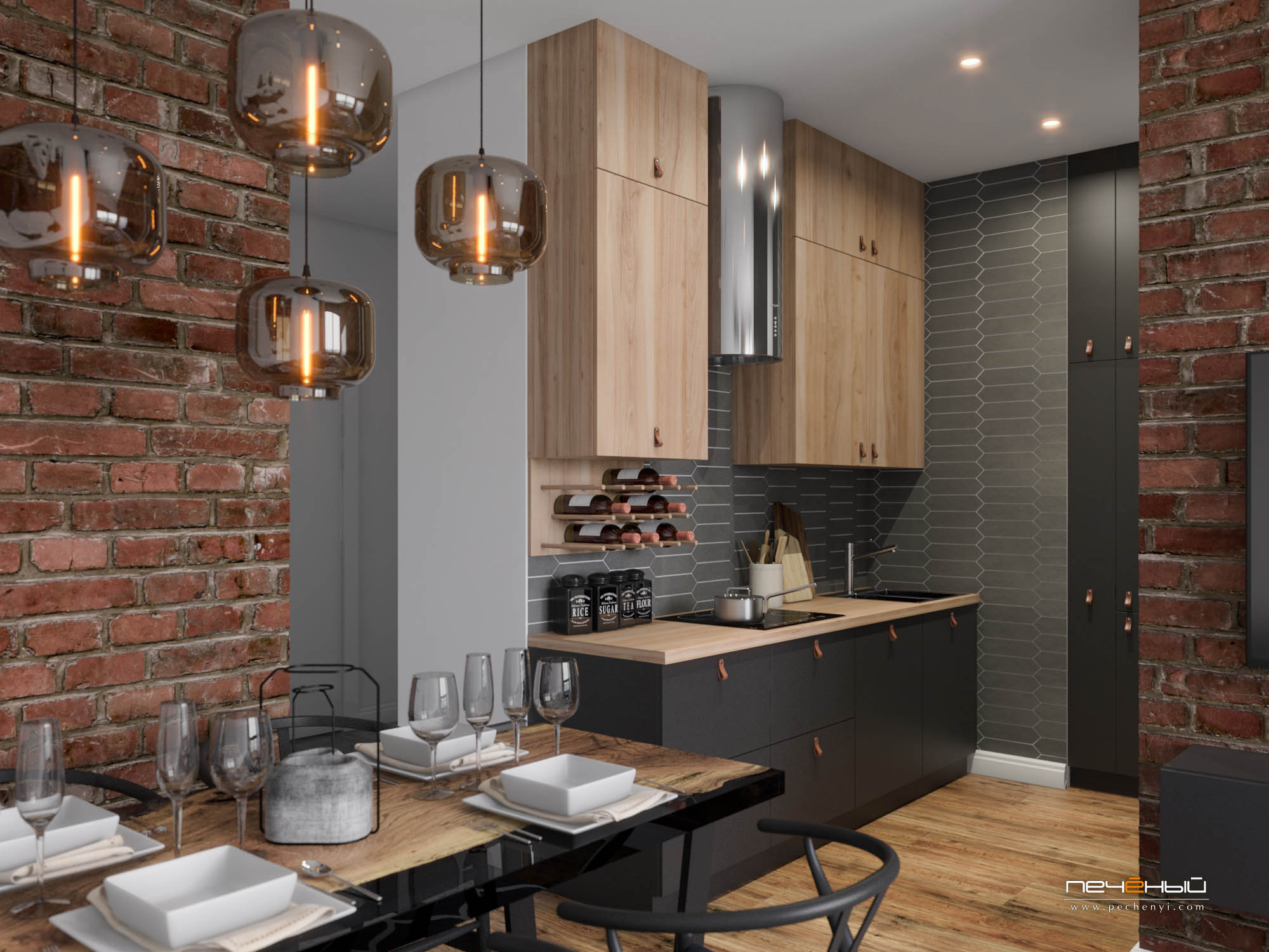 Дизайн кухни-гостиной 16 кв. м — планировка помещения